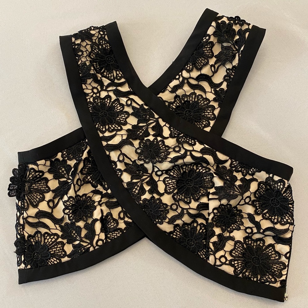 ENDLESS ROSE Women’s Lace Wrap Blouse, M